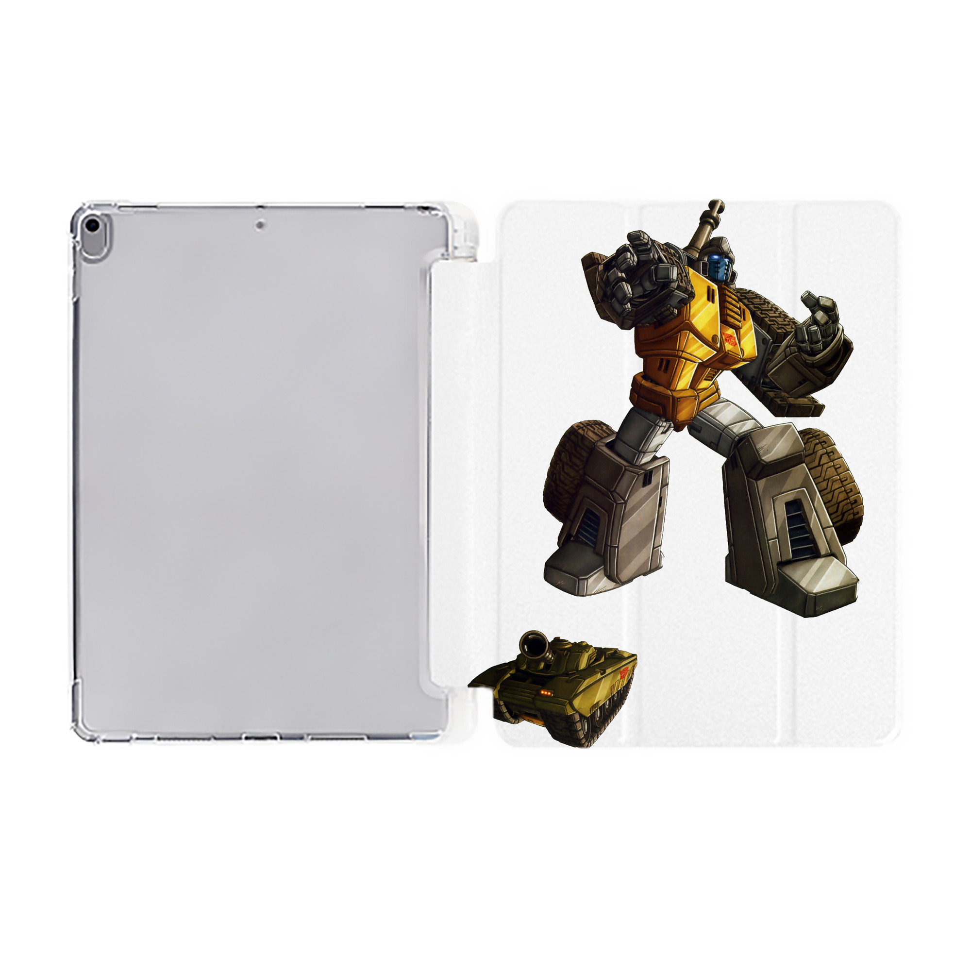 （画像用）  IPad ケース ペン収納付き 三つ折りスタンド PUレザー×シリコン 対応機種9.5/10.5/10.9インチ